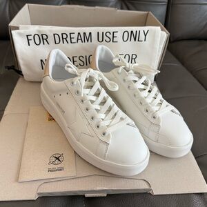 Golden Goose Two-Tone Pure Sneakers NWT Size 37